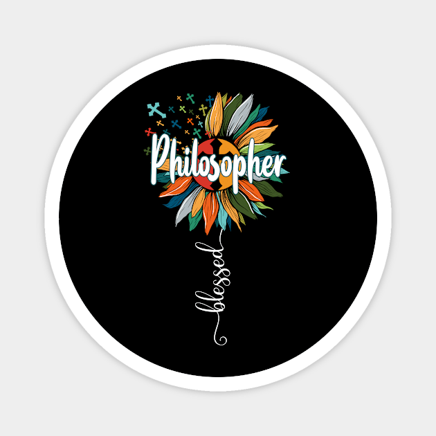 Blessed Philosopher Magnet by Brande